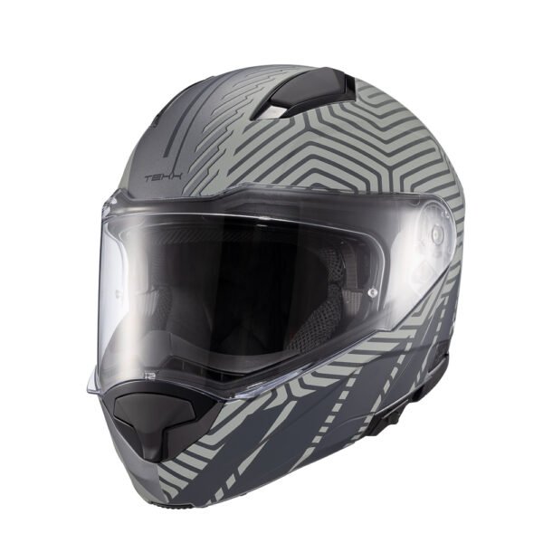 Capacete Texx Escam Kratos Cyber Cinz Fosc 60 - Imagem 5
