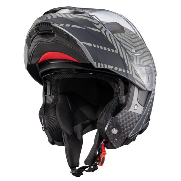 Capacete Texx Escam Kratos Cyber Cinz Fosc 60 - Imagem 8